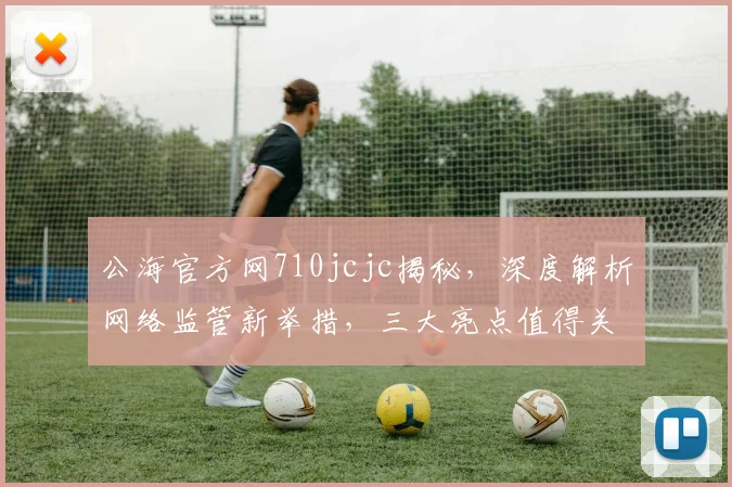 公海官方网710jcjc揭秘，深度解析网络监管新举措，三大亮点值得关注